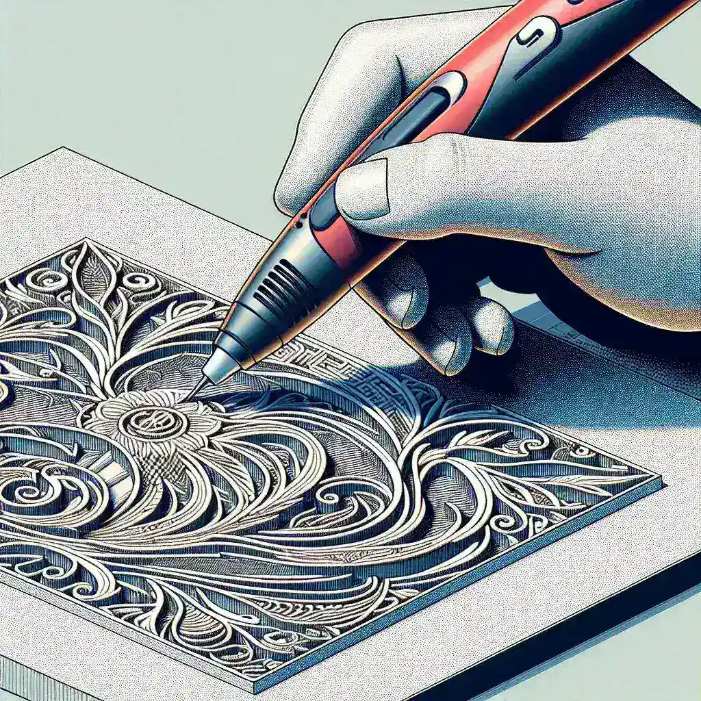 ¿Se puede usar un bolígrafo 3D para crear diseños en relieve?