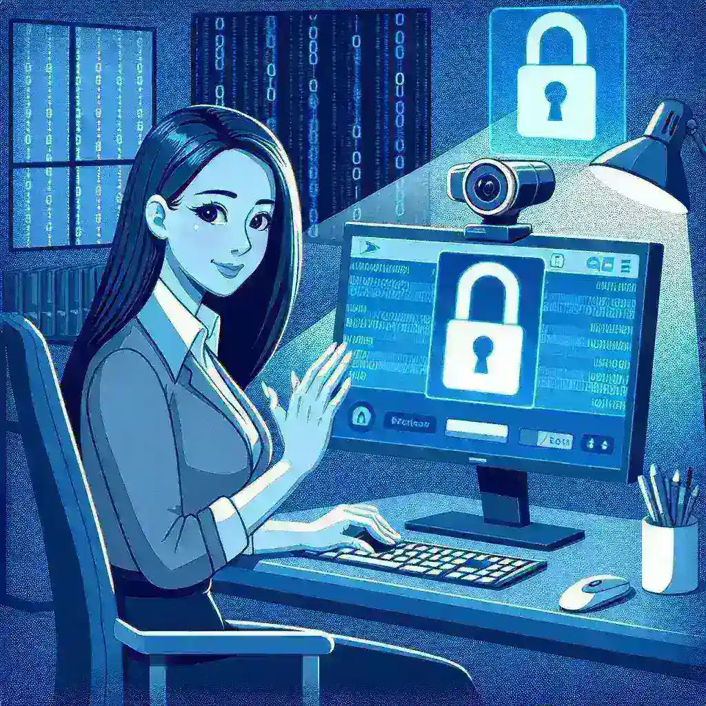 How do I secure my webcam from unauthorized access?